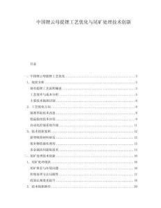 中國鋰云母提鋰工藝優(yōu)化與尾礦處理技術(shù)創(chuàng)新