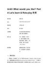 Unit3 What would you like_ Part A Let’s learn & Role-play 教案