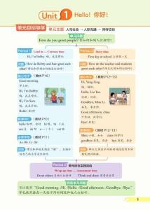 學霸筆記 譯林版 三上 Unit 1-2