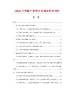 2026年中國(guó)中龍骨市場(chǎng)調(diào)查研究報(bào)告