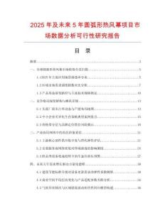 2025年及未來5年圓弧形熱風(fēng)幕項目市場數(shù)據(jù)分析可行性研究報告