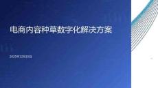 2025年電商內(nèi)容種草數(shù)字化解決方案-