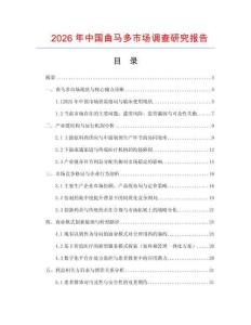 2026年中國曲馬多市場調(diào)查研究報(bào)告