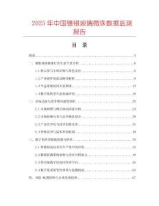 2025年中國鍍銀玻璃微珠數據監測報告