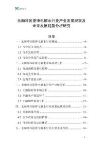 無咖啡因提神電解水行業(yè)產(chǎn)業(yè)發(fā)展現(xiàn)狀及未來發(fā)展趨勢分析研究