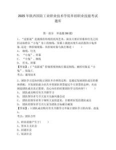2025年陜西國防工業職業技術學院單招職業技能考試題庫及參考答案詳解（輕巧奪冠）
