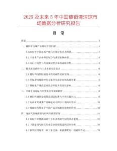 2025及未來(lái)5年中國(guó)鍍銅清潔球市場(chǎng)數(shù)據(jù)分析研究報(bào)告