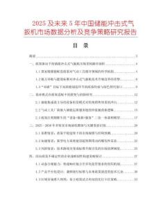 2025及未來5年中國(guó)儲(chǔ)能沖擊式氣扳機(jī)市場(chǎng)數(shù)據(jù)分析及競(jìng)爭(zhēng)策略研究報(bào)告