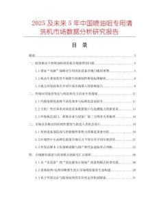 2025及未來5年中國噴油咀專用清洗機市場數據分析研究報告