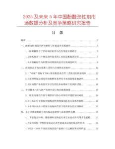 2025及未來5年中國酚醛改性劑市場數(shù)據(jù)分析及競爭策略研究報(bào)告