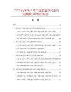 2025及未來(lái)5年中國(guó)胺鹽珠光漿市場(chǎng)數(shù)據(jù)分析研究報(bào)告