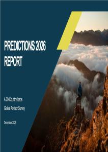 益普索 2026 年預測調(diào)查 Ipsos Predictions Survey 2026 report