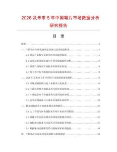 2026及未來5年中國唱片市場數(shù)據(jù)分析研究報(bào)告