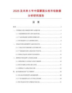 2025及未來5年中國蒙面頭枕市場數(shù)據(jù)分析研究報告
