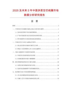 2025及未來5年中國多層空芯線圈市場數(shù)據(jù)分析研究報告