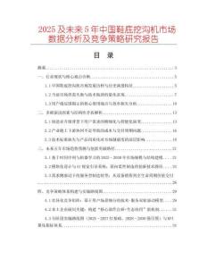 2025及未來5年中國鞋底挖溝機市場數(shù)據(jù)分析及競爭策略研究報告