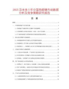 2025及未來5年中國熱熔鏡市場數據分析及競爭策略研究報告