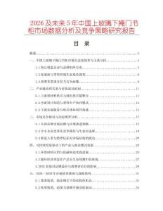 2026及未來5年中國上玻璃下掩門書柜市場數據分析及競爭策略研究報告