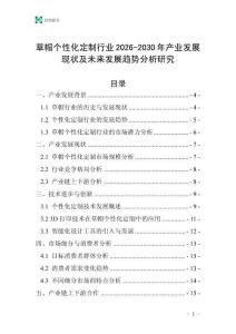 草帽個性化定制行業2026-2030年產業發展現狀及未來發展趨勢分析研究