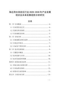 海邊滑水體驗(yàn)區(qū)行業(yè)2026-2030年產(chǎn)業(yè)發(fā)展現(xiàn)狀及未來發(fā)展趨勢(shì)分析研究