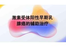 激素受體陽性早期乳腺癌的輔助治療2026