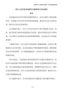 審計(jì)人員專業(yè)技能提升對(duì)數(shù)據(jù)審計(jì)的必要性