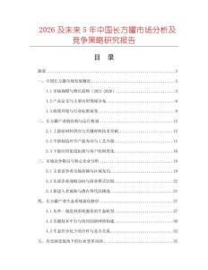 2026及未來5年中國長方罐市場分析及競爭策略研究報告