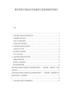 慕尼黑航空制造業(yè)市場現(xiàn)狀與發(fā)展規(guī)劃研究報告