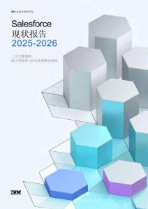 Salesforce 現(xiàn)狀報告 2025-2026-IBM 商業(yè)價值研究院