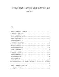 南亞次大陸服務業(yè)發(fā)展政府支持數(shù)字經(jīng)濟商業(yè)模式分析指南