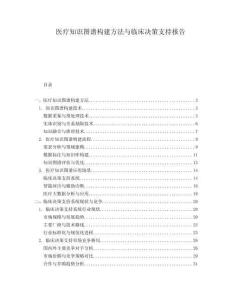 醫(yī)療知識圖譜構(gòu)建方法與臨床決策支持報告