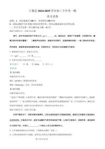 2025年江西省贛州市于都縣中考一模語文試題（解析版）