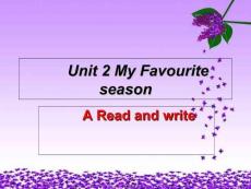 人教版小學英語五年級下冊Unit2《My+favourite+season》第三課時課件PPT