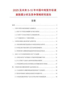 2025及未來5-10年中國中雞籠市場調查數據分析及競爭策略研究報告