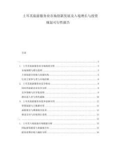 土耳其旅游服務(wù)業(yè)市場創(chuàng)新發(fā)展及入境增長與投資規(guī)劃可行性報告