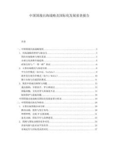 中國國漫出海戰(zhàn)略及國際化發(fā)展前景報(bào)告