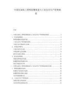 中國石油化工照明防爆要求與工業(yè)安全生產(chǎn)管理規(guī)范