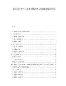 氮化鎵快充產(chǎn)品價(jià)格下降趨勢與渠道拓展建議報(bào)告