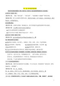 八年級上學期道法期末復習知識點