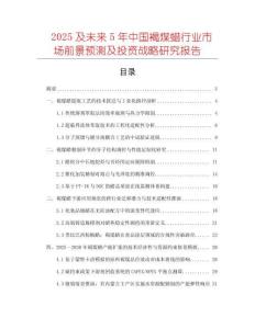 2025及未來5年中國褐煤蠟行業(yè)市場前景預(yù)測及投資戰(zhàn)略研究報告