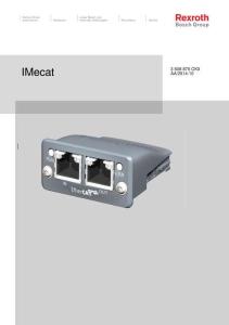 Rexroth力士樂Imecat使用手冊