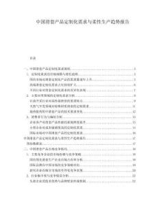 中國滑套產品定制化需求與柔性生產趨勢報告