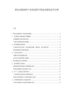 鈉電負極材料產(chǎn)業(yè)化進程中的技術路線競爭分析