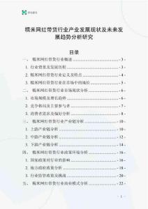 糯米網(wǎng)紅帶貨行業(yè)產(chǎn)業(yè)發(fā)展現(xiàn)狀及未來發(fā)展趨勢(shì)分析研究