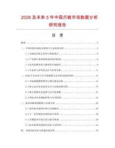 2026及未來5年中國爪鏈市場數據分析研究報告