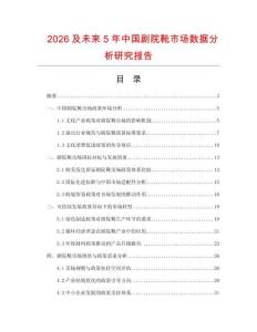 2026及未來5年中國劇院靴市場數(shù)據(jù)分析研究報告