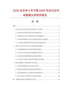 2026及未來5年中國DISK風(fēng)動馬達市場數(shù)據(jù)分析研究報告