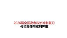 2026屆全國高考政治沖刺復習侵權責任與權利界限