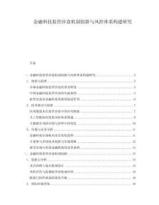 金融科技監(jiān)管沙盒機(jī)制創(chuàng)新與風(fēng)控體系構(gòu)建研究