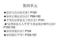 道法復(fù)習(xí)要點